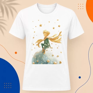 Pánské tričko - Samotář na planetě - Malý princ - Le petit prince